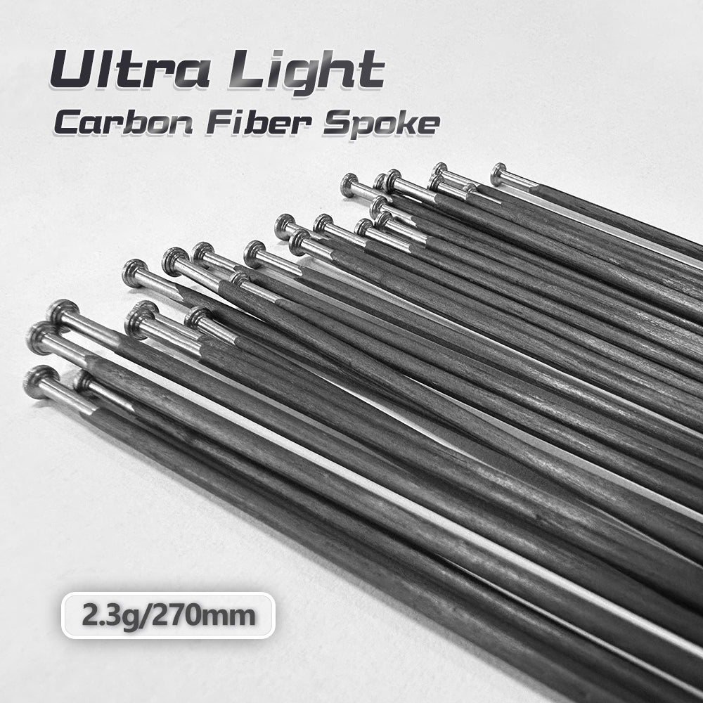 Carbon–Titanium Spokes for Bicycles Oval 2.3g