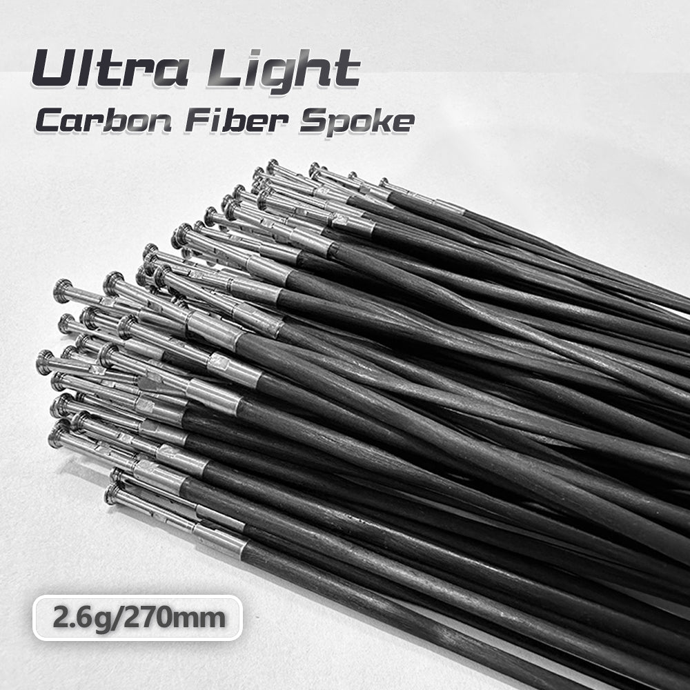 Carbon–Titanium Spokes for Bicycles Oval 2.6g