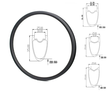 700c-Carbon RIM disc-25mm wide 35mm deep