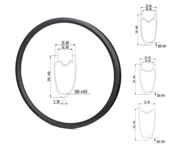 700c-Carbon RIM disc-25mm wide 38mm deep