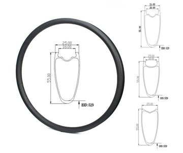 700c-Carbon RIM disc-25mm wide 55mm deep