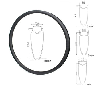 700c-Carbon RIM disc-25mm wide 60mm deep