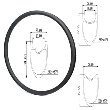 700c-Carbon RIM disc-26mm wide 30mm deep