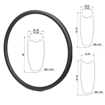 700c-Carbon RIM disc-26mm wide 60mm deep
