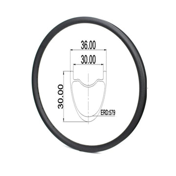 [Ultralight] 29" MTB Rim 30mm deep 36mm wide (ERD579)