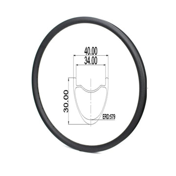[Ultralight] 29" MTB Rim 30mm deep 40mm wide (ERD579)